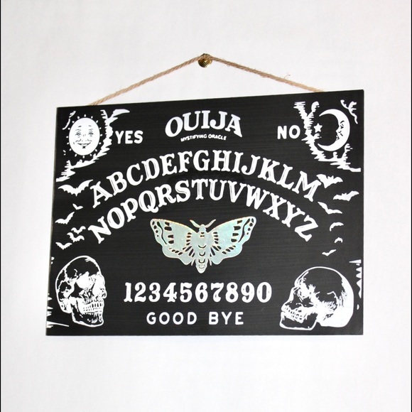 DECORATIVE WALL HANGING WOOD OUIJA BOARD NEW💀🎃 - Picture 9 of 16